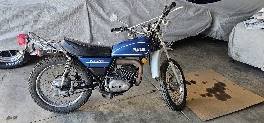 1974 Yamaha 175 Motorcycle Honda Harley Kawasaki Suzuki Dirt Bike Mini