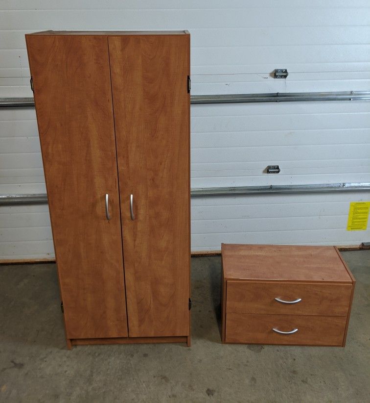 Cabinet And Drawers Set (Brown)