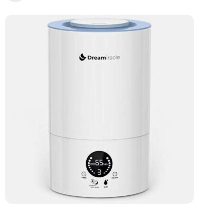 Dreamiracle Cool Mist Ultrasonic Humidifier, 3.5L Top Fill LED Screen Portable
