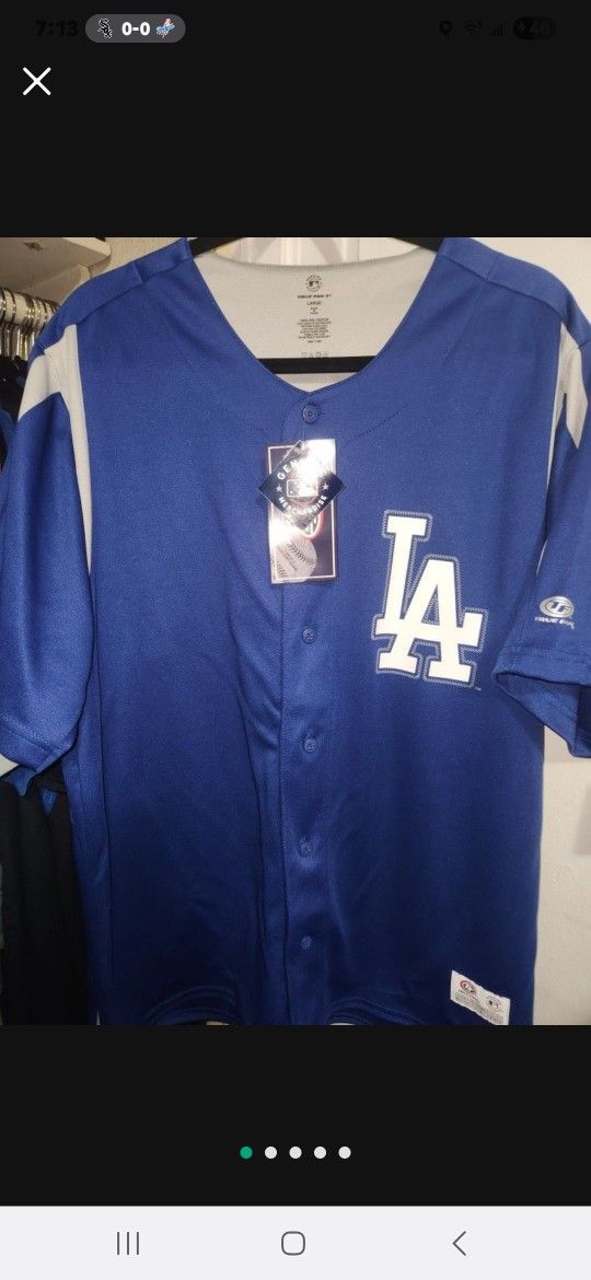 True fan Dodger jersey large