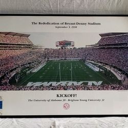 The Rededication Of Bryant Denny Stadium Poster