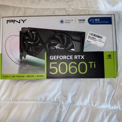 NVIDIA PNY GeForce RTX 5060 Ti 16GB Overclocked Dual Fan GPU *NEW - SEALED