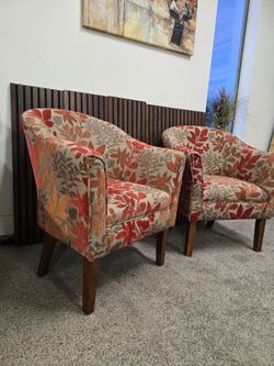 Accent chairs.  Set of 2