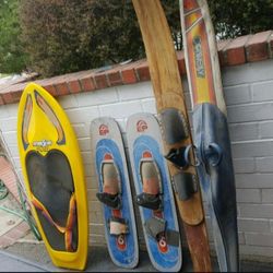 Water Ski's, Surfboard, Knee Board 