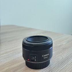 Canon 50mm f/1.8 STM prime lens