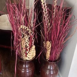 Faux Plant With Vase 