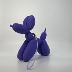 3D Balloon Dog Keychain – Cute & Colorful!