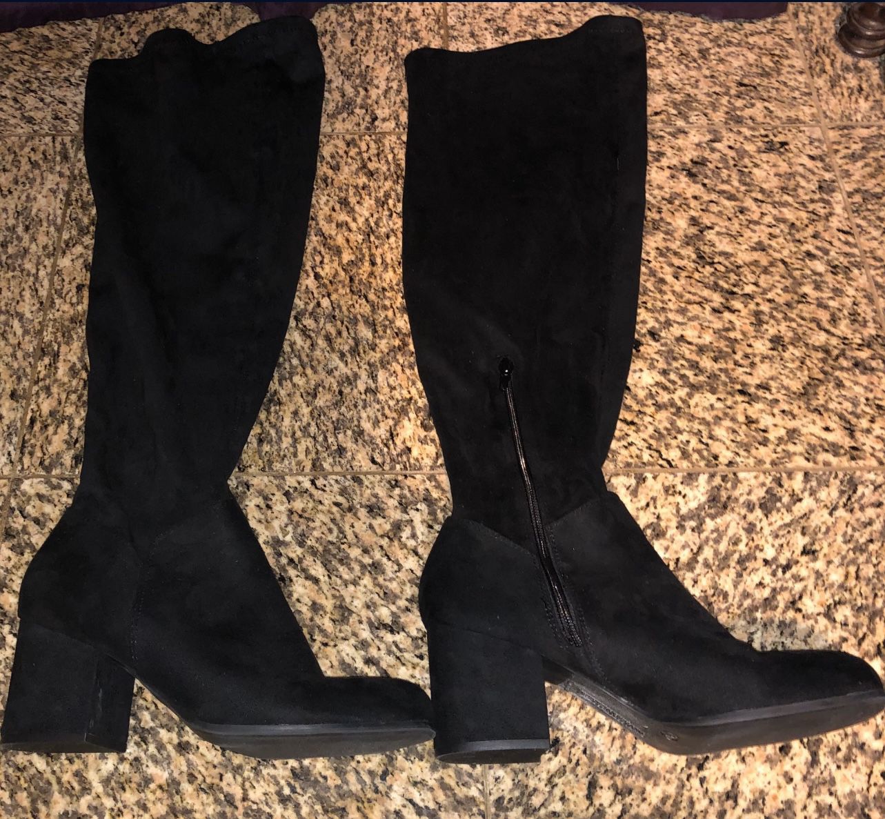 Christian Siriano over the knee size women's boots 8 1/2 W like new