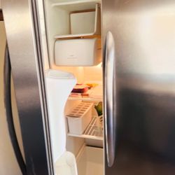 Stainless Steel Side-by-Side Refrigerator