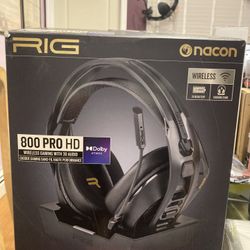 RIG 800 PRO HD Wireless Gaming Headset & Multi-Function Base Station - Compatible with PC, Mac, PS5, PS4 - with Dolby Atmos 3D Audio for Windows 10/11