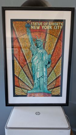 Vintage Style Poster - Statue of Liberty - Reproduction