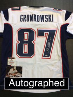 SALE! Rob Gronkowski SIGNED Patriots Jersey