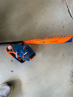 Tee ball glove and bat