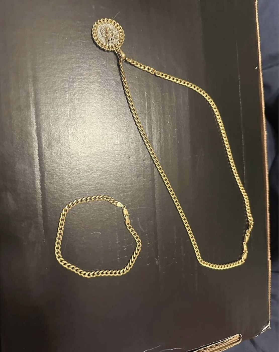 Gold chains and pendants