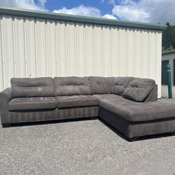 Grey Sectional Couch / Sofa Delivery Available  🚚