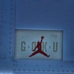 Iron On Heat Transfer  Good For T-shirts Sweaters Jackets T Shirt Design Size Is About 2x3 Air Goku Basketball  #243