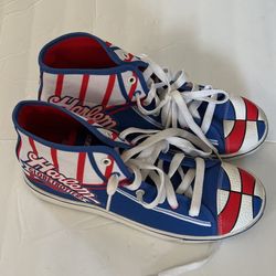 Harlem Globe Trotters Sneakers Shoes Hi Top Men Size 9