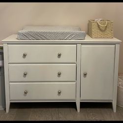 Wood Changing Table Dresser 