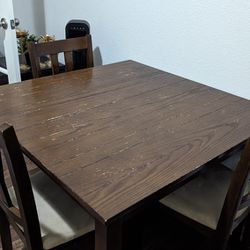 Dining Table With 4 Chairs 