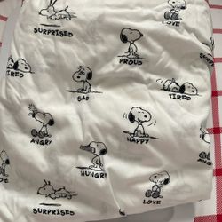 Snoopy Fitted Sheet Full
