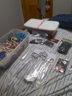 Variety Of Paracords With Accessories