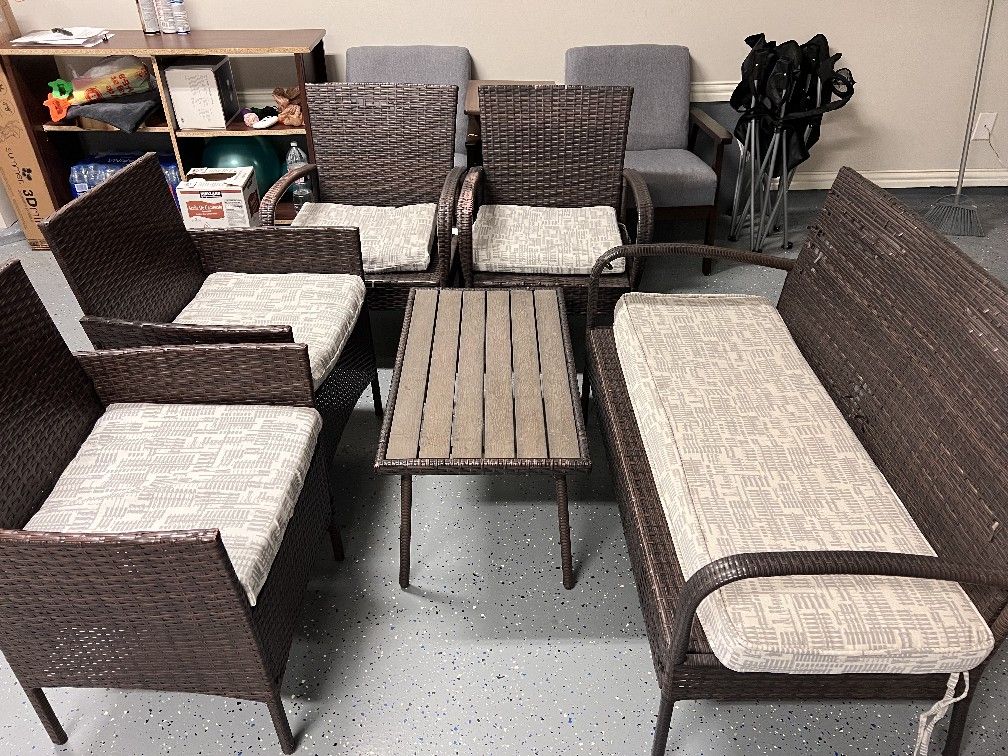 6 Piece Patio Furniture Set