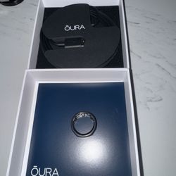Oura Ring (Gen 3, Stealth Black, Size: 9)