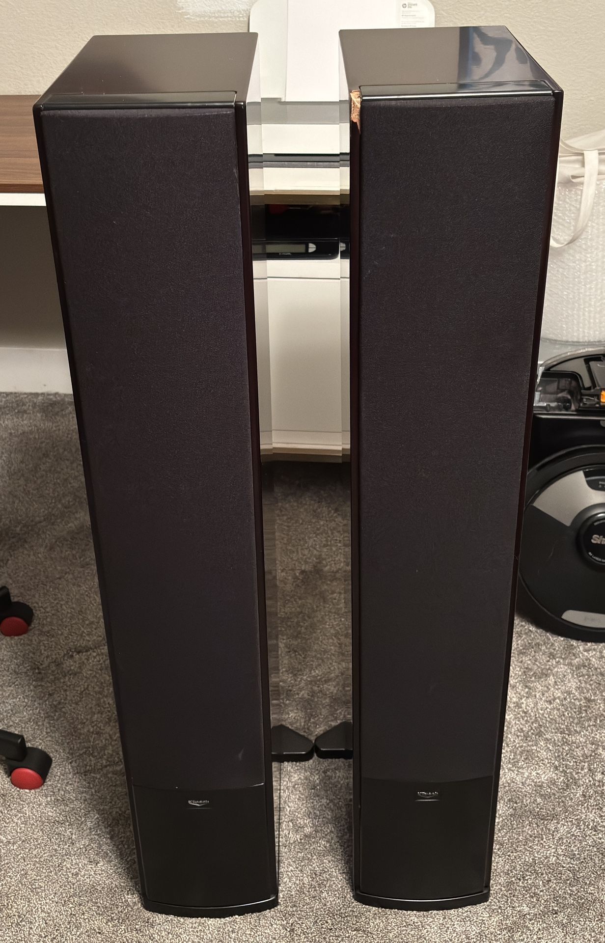 Set Of KLIPSCH WF-35 Tower Speakers WORK GREAT
