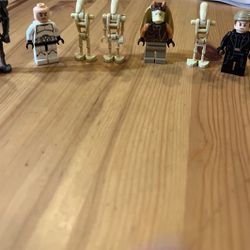LEGO Star Wars clone and droid mini figures