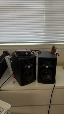 Jbl speakers and focusrite