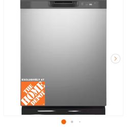 GE 24 in. Built-In Tall Tub Front Control Stainless Steel Dishwasher with 60 dBA, ENERGY STAR