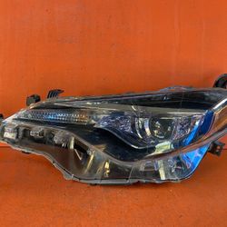 2017 2018 2019 Toyota Corolla Left Driver LED Headlight Single Projector OEM