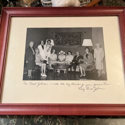 Original Lady Bird Johnson Photo And Signature 