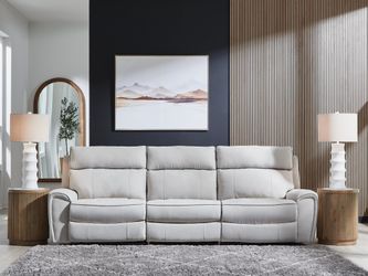 Social Pointe Pearl/Ash 3-Piece Power Reclining Sectional