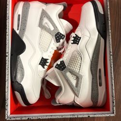 Jordan 4 White Cement