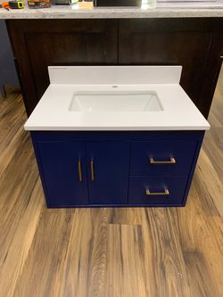 Strasser 30” Floating Bathroom Vanitya