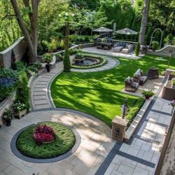 Artificial Grass Back Yard Design 