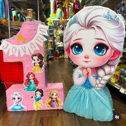 Elsa & #1 Princess Pinatas 