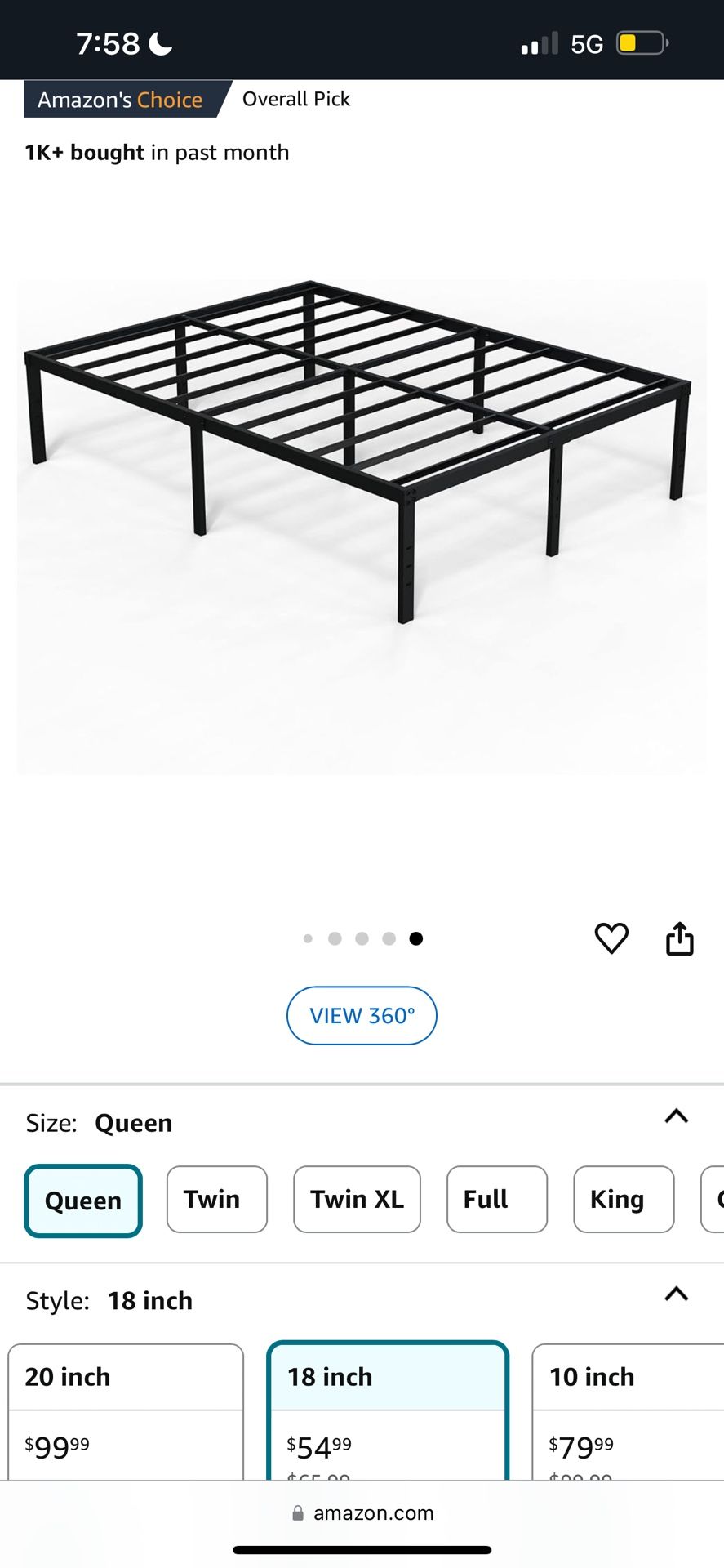 Metal Bed Frame