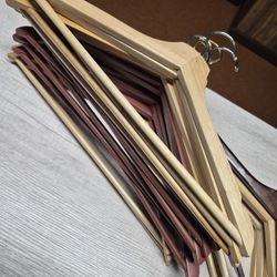 Wooden Hangers Like New