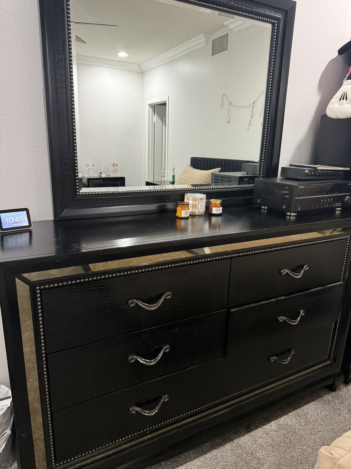 Bedroom set (Two night stands, one chest, one dresser and a mirror)