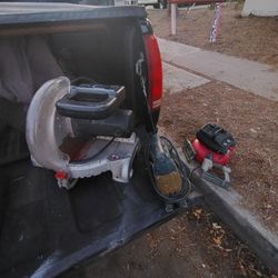 Miter Saw Air Compressor + Tools