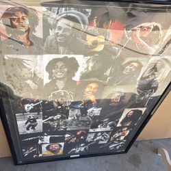 Bob Marley Poster With Frame