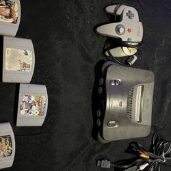 Nintendo 64 With Games