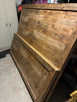 King size bed frame