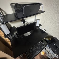 HP Monitor With Speakers , Keyboard , Mouse , Pavilion, Printer