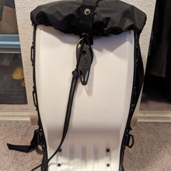 White Boblbee 20L Backpack For Motorcycle, Euc