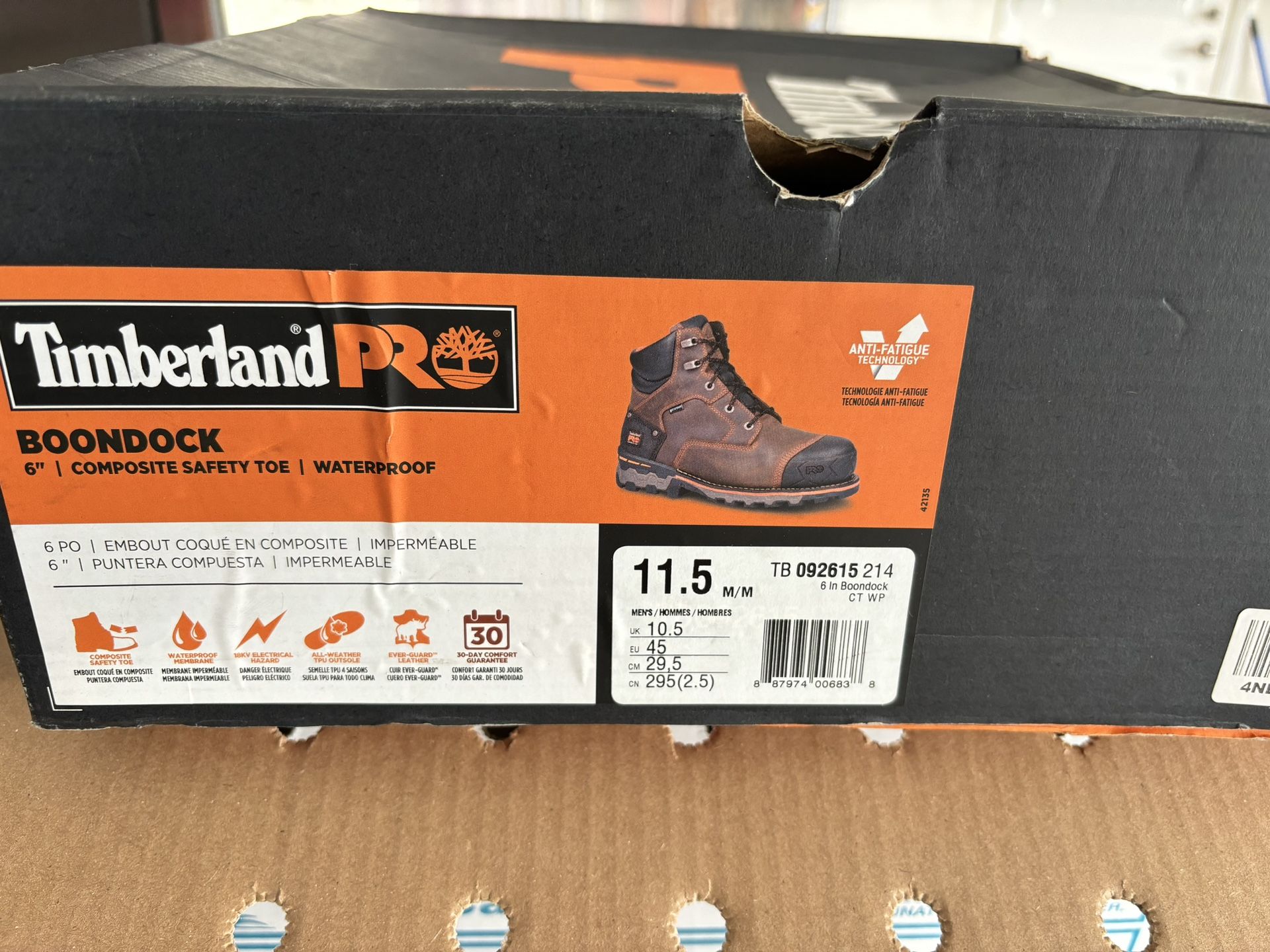 Sz 11.5 Steel Toe Boots 