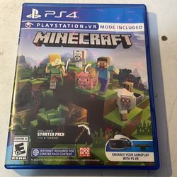 Minecraft Disk for Ps4