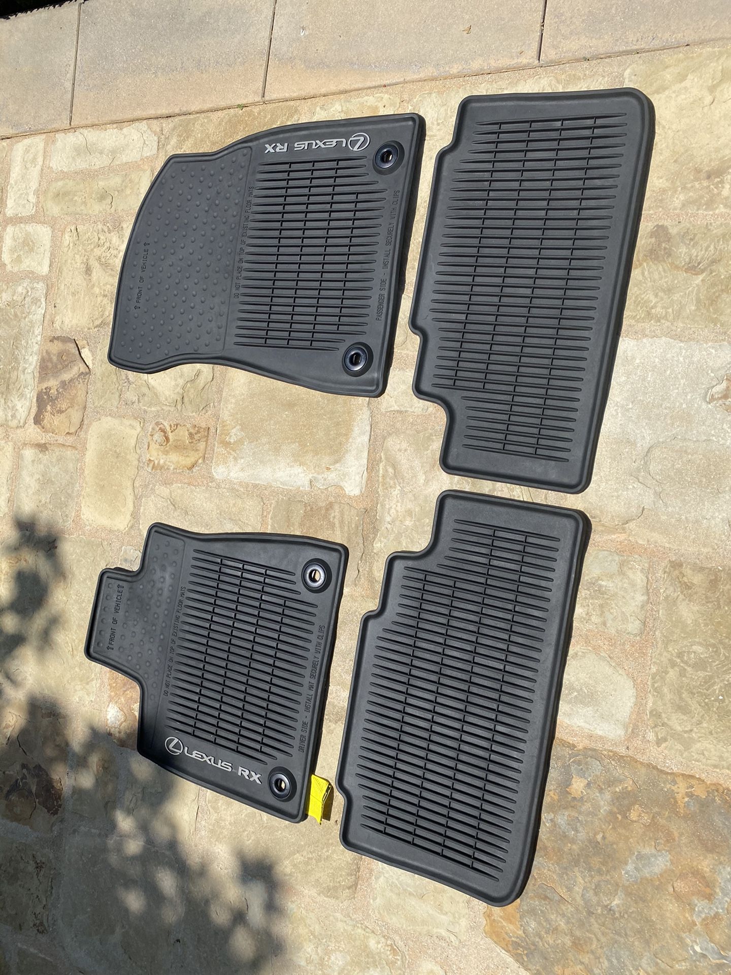 Lexus factory rubber floor mats for 2016 RX350 for Sale in Brea, CA